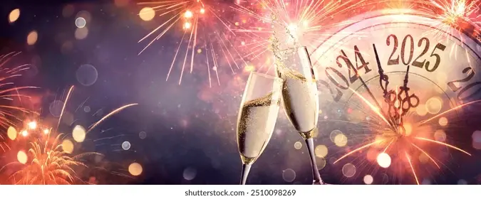 2025 new year celebration champagne 260nw 2510098269